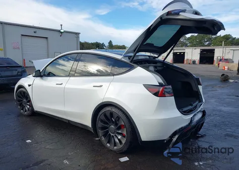 2022 Tesla Model Y Performance Dual Motor All-Wheel Drive из США, поврежденный, VIN 7SAYGDEF0NF308736